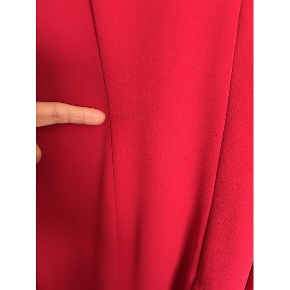 Vince Camuto Red Dress Plus Size 1X Cold Shoulder NWT Vamp Goth Cocktail - Picture 12 of 16